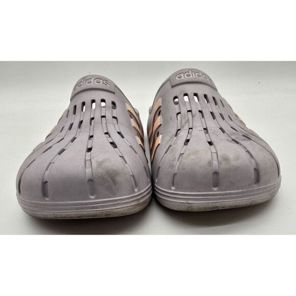 Adidas Gray & Pink Slip-On Clogs - Picture 6 of 6